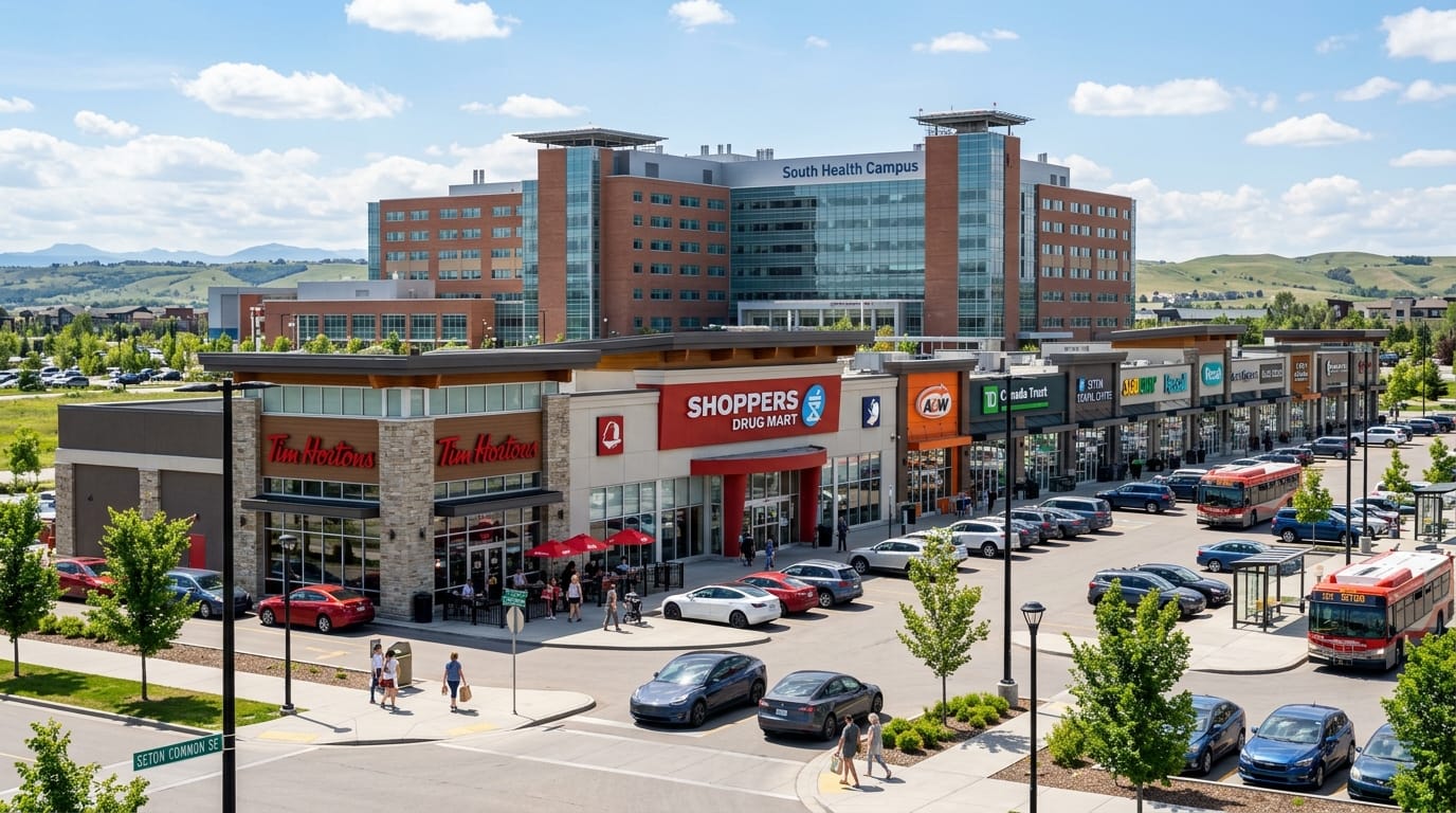 Seton Calgary strip mall 2026